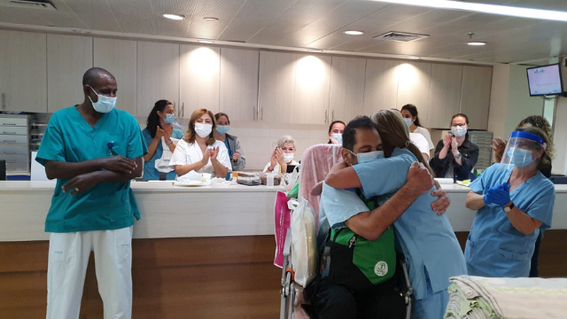 אופיר ורמשטיין בשחרור מבית החולים