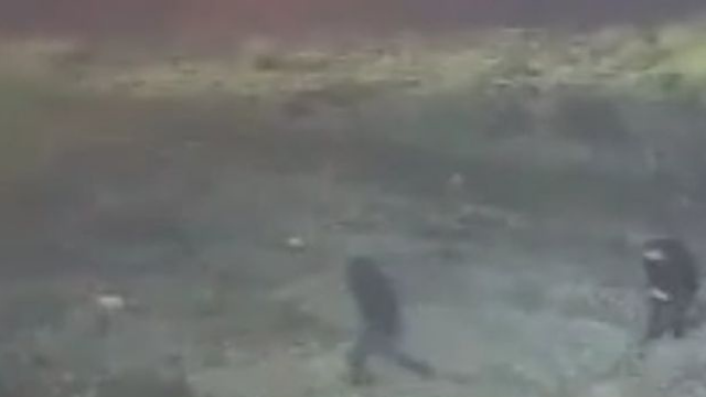 שני החשודים כפי שנקלטו במצלמות האבטחה